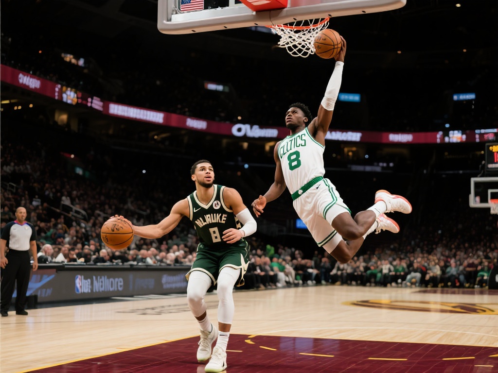 在篮球赛场上，每一次精彩的配合都能点燃观